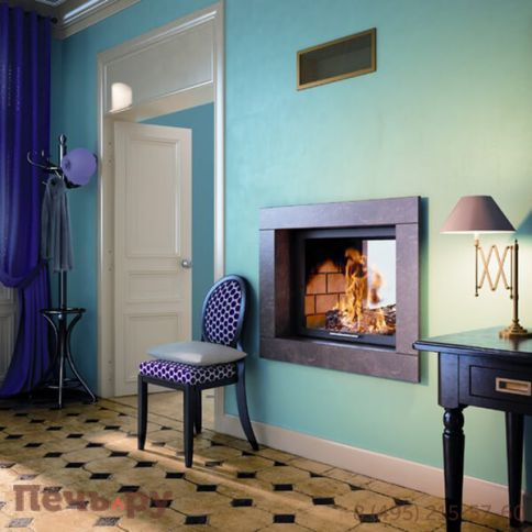 Каминная топка Totem Frontal TECHNIKA 800 с опцией шиберной заслонки фото 3