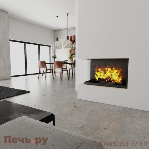 Каминная топка Totem Lateral 800 TECHNIKA с опцией шиберной заслонки фото 4