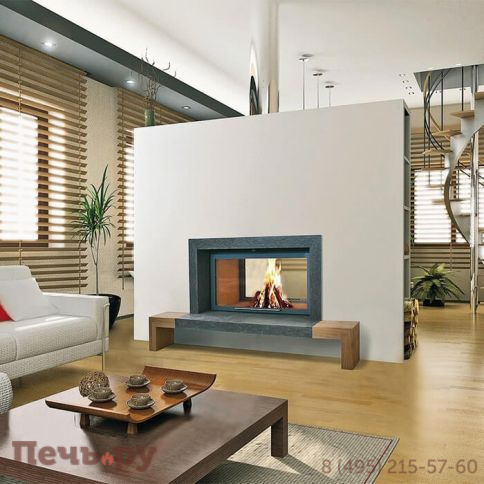 Каминная топка Totem Recto - Verso Frontal 900 фото 2