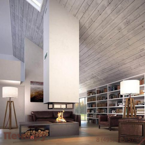 Каминная топка Totem Suspendu 4 Faces 700 Technika (подвесная; c основанием) фото 4