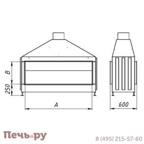 Каминная топка Virtu Style Space VB 12050 фото 3
