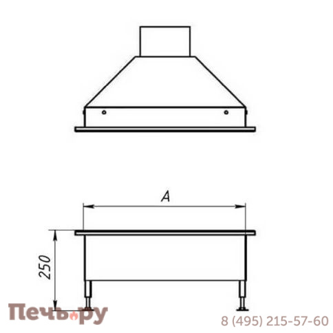 Каминная топка Virtu Style Space VO 8080 фото 3