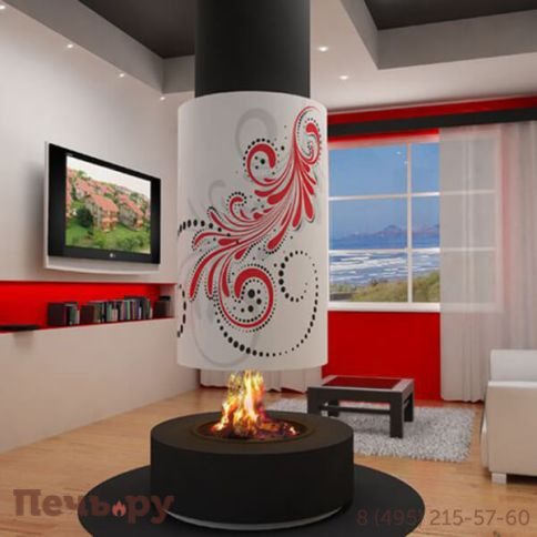 Каминная топка Virtu Style Space VO-S без стекол фото 3