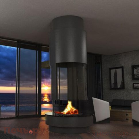 Каминная топка Virtu Style Space VO-SC со стеклами фото 2