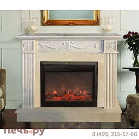 Каминный портал Promet Вашингтон 6 (Crema Marfil) фото