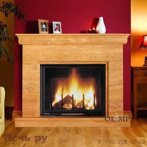 Каминный портал Троя фото