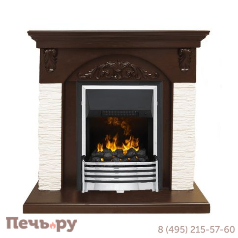 Каминокомплект Dimplex Opti-Myst Bern сланец мелкий белый с очагом Flagstaff фото