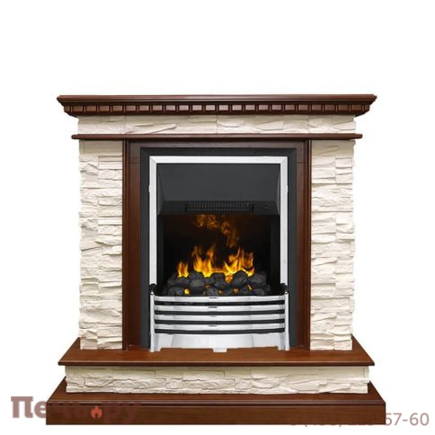 Каминокомплект Dimplex Opti-Myst Calgary сланец белый с очагом Flagstaff фото