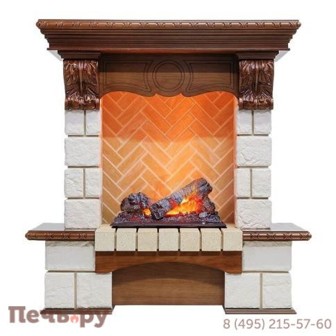 Каминокомплект Dimplex Opti-myst Pierre Luxe - Шампань с очагом Cassette 400 NH фото 5