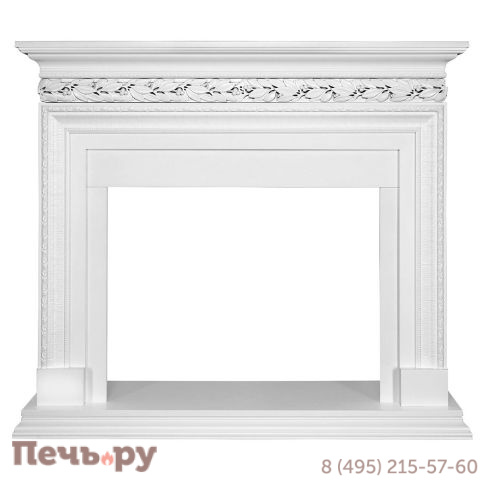 Каминокомплект Dimplex Optiflame Valletta - Белый с очагом Symphony DF3020-INT фото 3