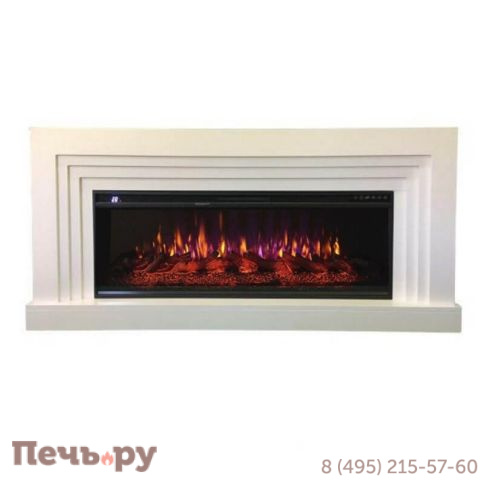 Каминокомплект InterFlame Сильвер/ Silver Freespace 50 LED FX QZ фото