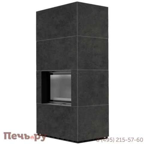 Каминокомплект Kratki Pro Floki в облицовке Fokos Grafite фото 6