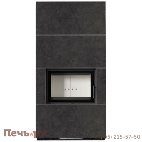 Каминокомплект Kratki Pro Floki в облицовке Fokos Grafite фото