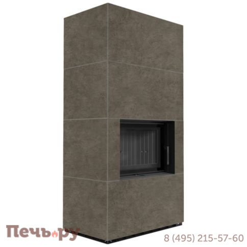 Каминокомплект Kratki Pro Floki в облицовке Fokos Piombo фото 5