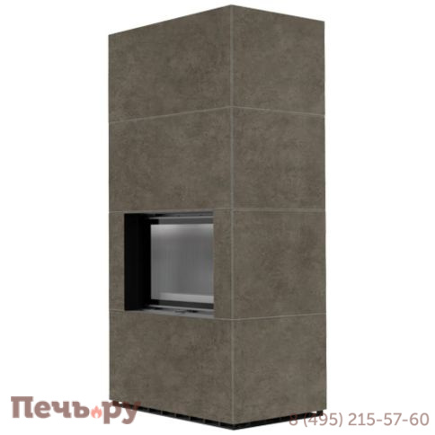 Каминокомплект Kratki Pro Floki в облицовке Fokos Piombo фото 6