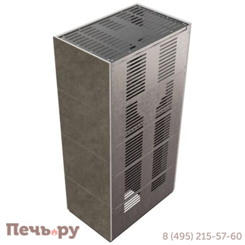 Каминокомплект Kratki Pro Floki в облицовке Fokos Piombo фото 7