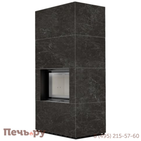 Каминокомплект Kratki Pro Floki в облицовке Naturali Nero Greco фото 5