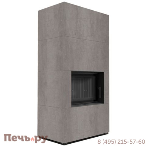 Каминокомплект Kratki Pro Floki в облицовке Naturali Pietra di Savoia Grigia Bocciardata фото 4