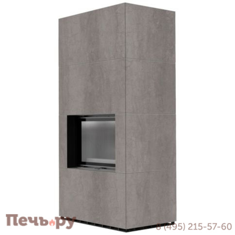 Каминокомплект Kratki Pro Floki в облицовке Naturali Pietra di Savoia Grigia Bocciardata фото 5