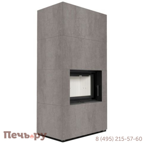 Каминокомплект Kratki Pro Floki в облицовке Naturali Pietra di Savoia Grigia Bocciardata фото 6