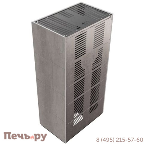 Каминокомплект Kratki Pro Floki в облицовке Naturali Pietra di Savoia Grigia Bocciardata фото 7