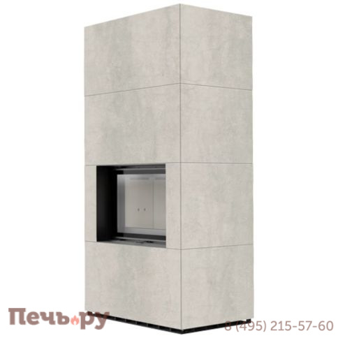 Каминокомплект Kratki Pro Floki в облицовке Naturali Pietra di Savoia Perla Bocciardata фото 3