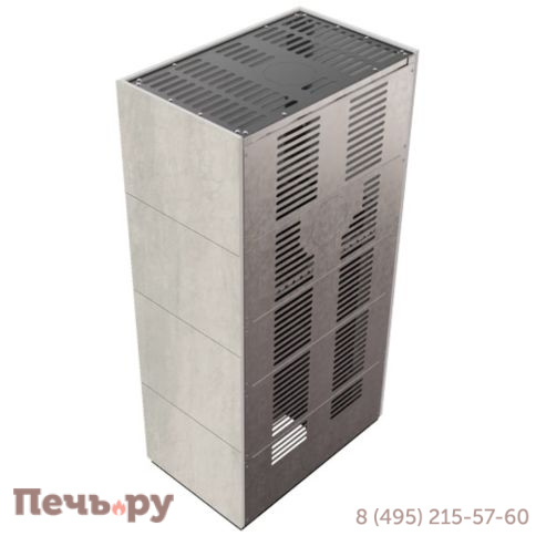 Каминокомплект Kratki Pro Floki в облицовке Naturali Pietra di Savoia Perla Bocciardata фото 5