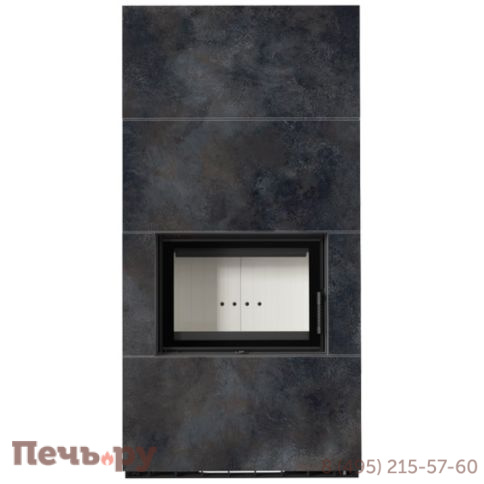 Каминокомплект Kratki Pro Floki в облицовке Ossido Nero фото