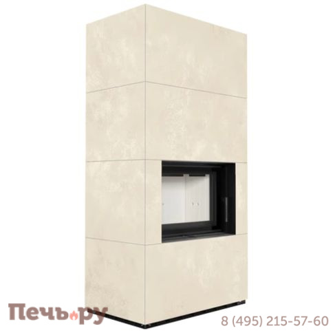 Каминокомплект Kratki Pro Floki в облицовке Oxide Bianco фото 7