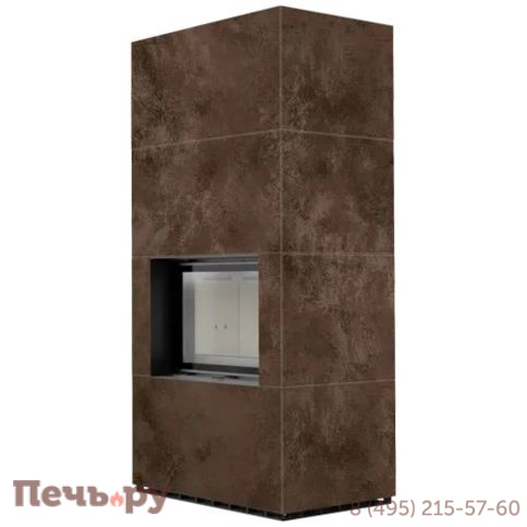 Каминокомплект Kratki Pro Floki в облицовке Oxide Moro фото 4