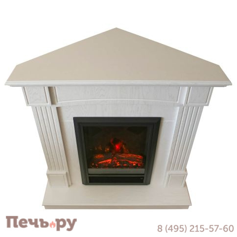 Каминокомплект RealFlame Andrea Corner WT с очагом 3D Oregan фото 3