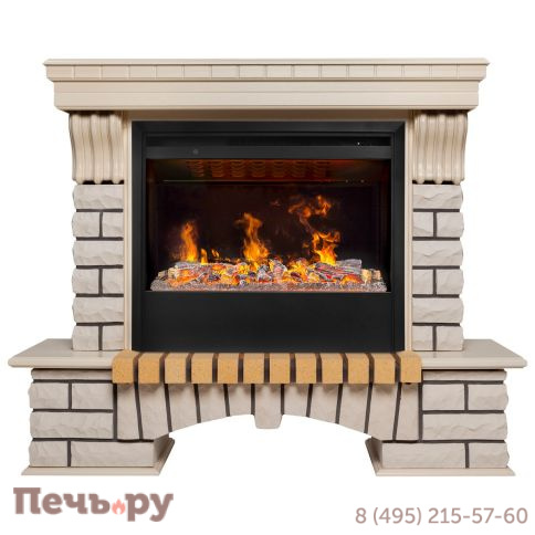 Каминокомплект RealFlame Country с очагом 3D Helios 26 SBG фото 2