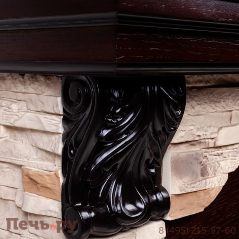 Каминокомплект RealFlame Dublin Rock с очагом Fobos Lux Black RC фото 5