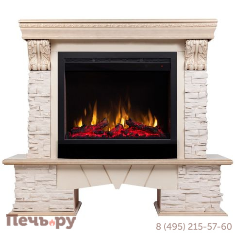 Каминокомплект RealFlame Rockland с очагом Saphir 25.5 фото 2