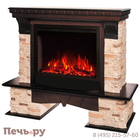 Каминокомплект RealFlame Rockland с очагом Saphir 25.5 фото 4