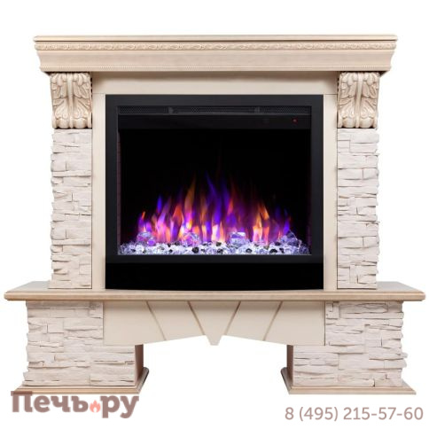 Каминокомплект RealFlame Rockland с очагом Saphir 25.5 фото 6