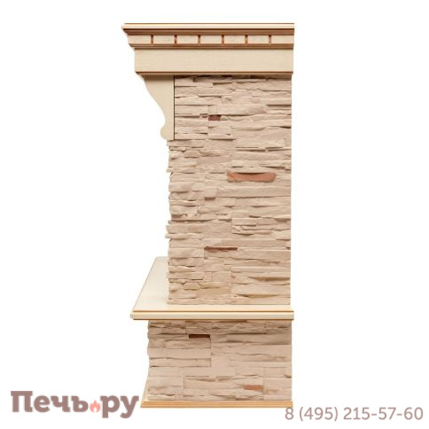 Каминокомплект RealFlame Sorento WT с очагом Saphir 25.5 фото 10