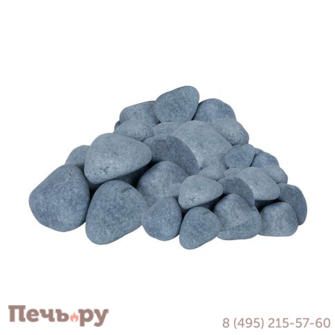 Камни для бани Жадеит 20 кг. шлифованный, средний фото