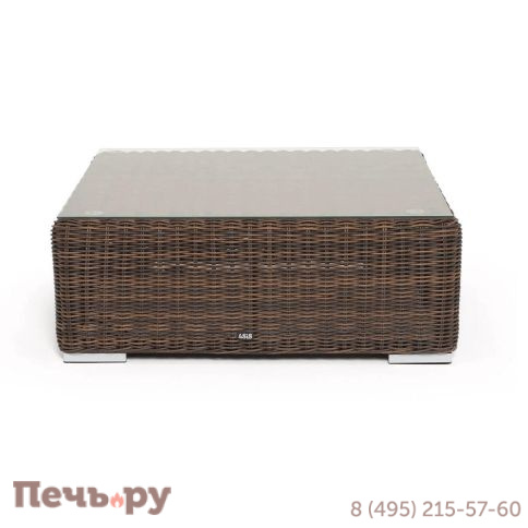 Капри 4SiS журнальный столик плетеный, цвет коричневый фото
