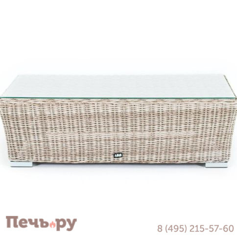 Капучино 4SiS журнальный столик из искусственного ротанга, цвет бежевый фото 6