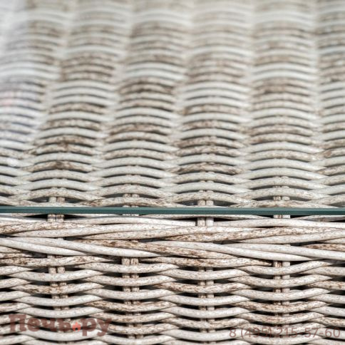 Капучино 4SiS журнальный столик из искусственного ротанга, цвет бежевый фото 7