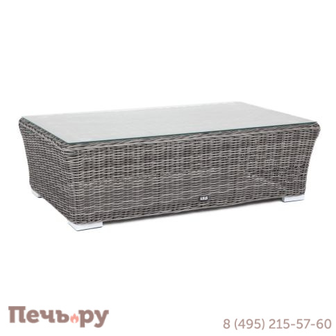 Капучино 4SiS журнальный столик из искусственного ротанга, цвет графит фото