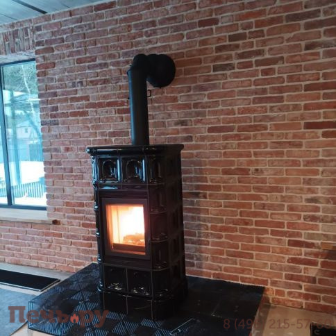 Керамическая печь ABX Kaledonie EXclusive низкая - вставка Orion фото 3