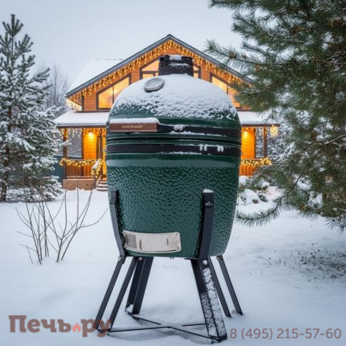 Керамический гриль Green Kamado L фото