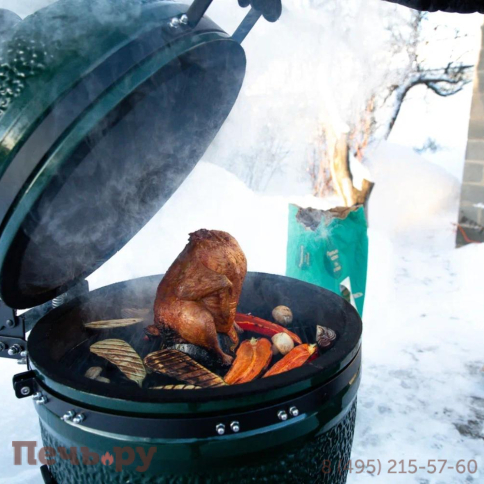 Керамический гриль Green Kamado M фото 10