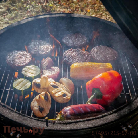 Керамический гриль Green Kamado M фото 18