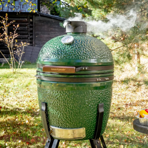 Керамический гриль Green Kamado M фото 19