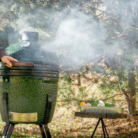 Керамический гриль Green Kamado M фото 20