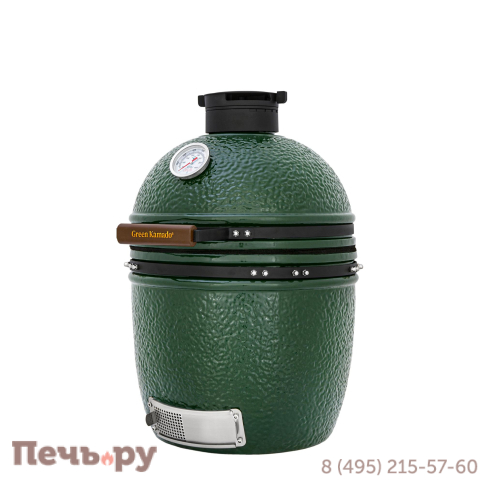 Керамический гриль Green Kamado M фото 4