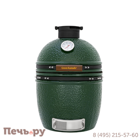 Керамический гриль Green Kamado M фото 5